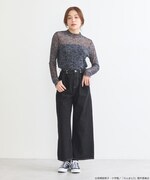 「『らんま1/2』シアーハイネックトップス」