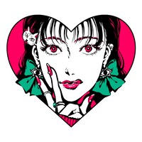 「上坂すみれ × Kamin / 『CUTE』」のイラスト部分。