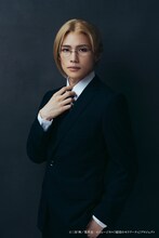 百名ヒロキ扮するルイス・ジェームズ・モリアーティ。