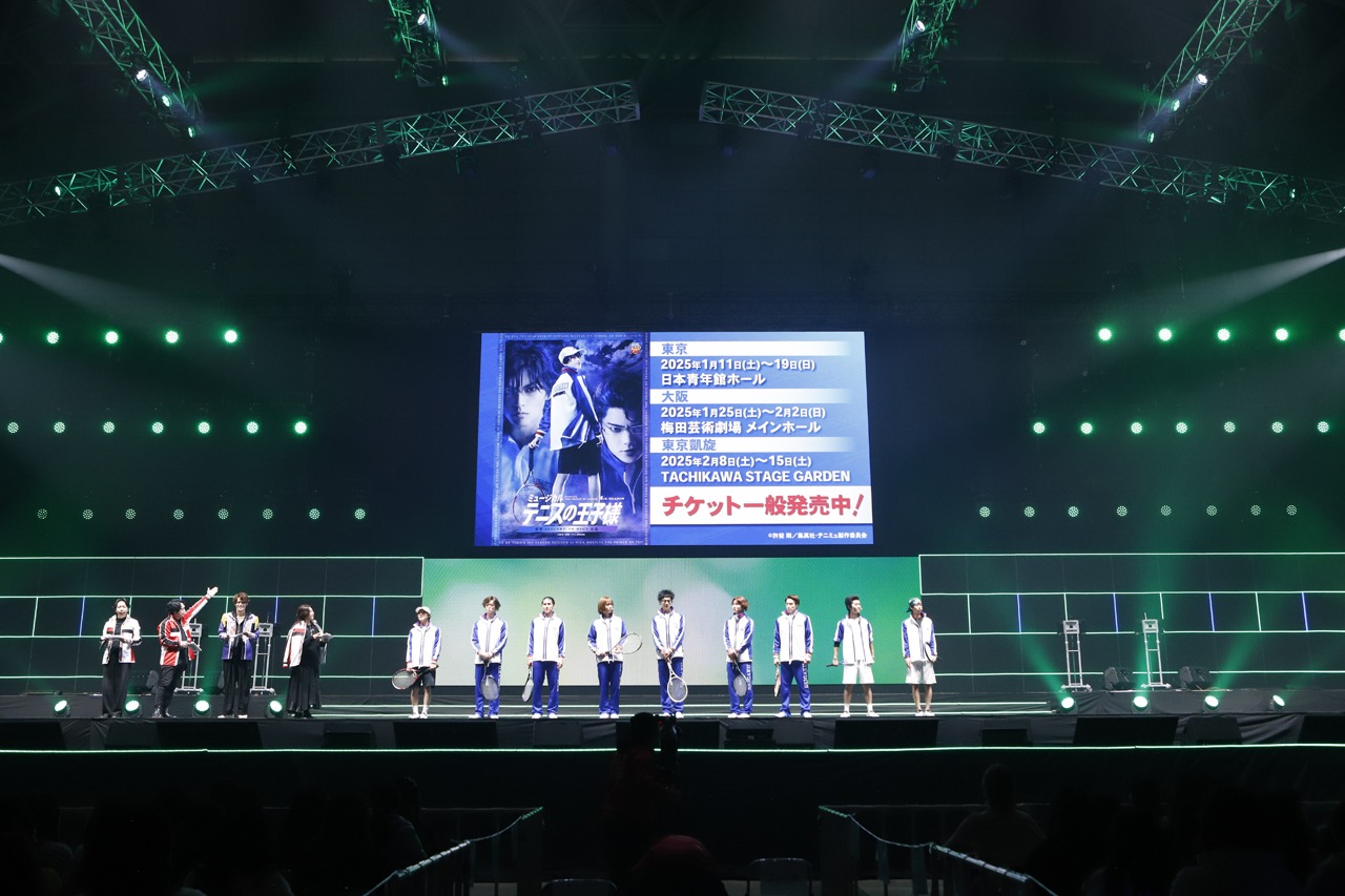 「新テニスの王子様」ステージの様子。(c) SHUEISHA Inc. All rights reserved.