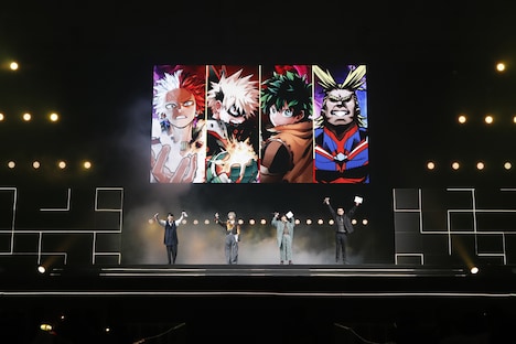 「ジャンプフェスタ2025」より、「僕のヒーローアカデミア」のステージイベントの様子。(c) SHUEISHA Inc. All rights reserved.