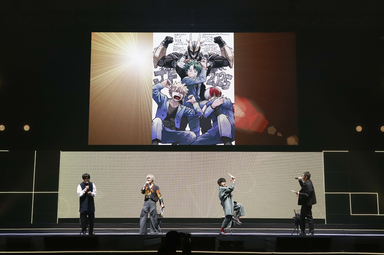 「ジャンプフェスタ2025」より、「僕のヒーローアカデミア」のステージイベントの様子。(c) SHUEISHA Inc. All rights reserved.