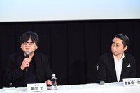 左から細田守監督、齋藤優一郎プロデューサー。