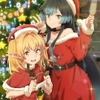 アニメ「闇ヒーラー」クリスマスビジュアル公開、リリ&カーミラの会話収めた動画も