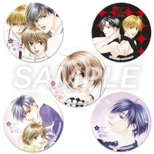 「～中条比紗也 画業30年の軌跡～ 花ざかりの君たちへ展」カフェの特典として手に入るコースター。