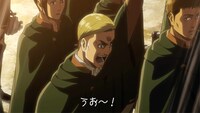 TVアニメ「進撃の巨人」と川崎競馬場のコラボWebCM「競馬を楽しむための進撃の解説第1弾」より。