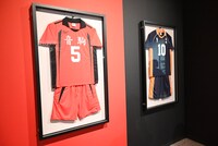「『劇場版ハイキュー!! ゴミ捨て場の決戦』展」の様子。