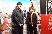 左から柳田将洋選手、村瀬歩。