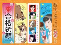 月刊flowers2025年2月号に付属する「『数字であそぼ。』2025開運クリアしおり」。