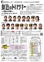 「劇団東京ミルクホール第28回本公演『虹色のトロツキー』」チラシ（裏）