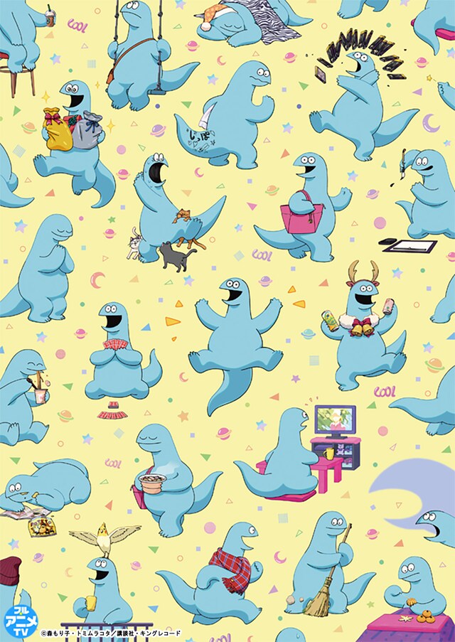 TVアニメ「ギャルと恐竜」ビジュアル