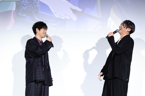 左から大塚剛央、小西克幸。