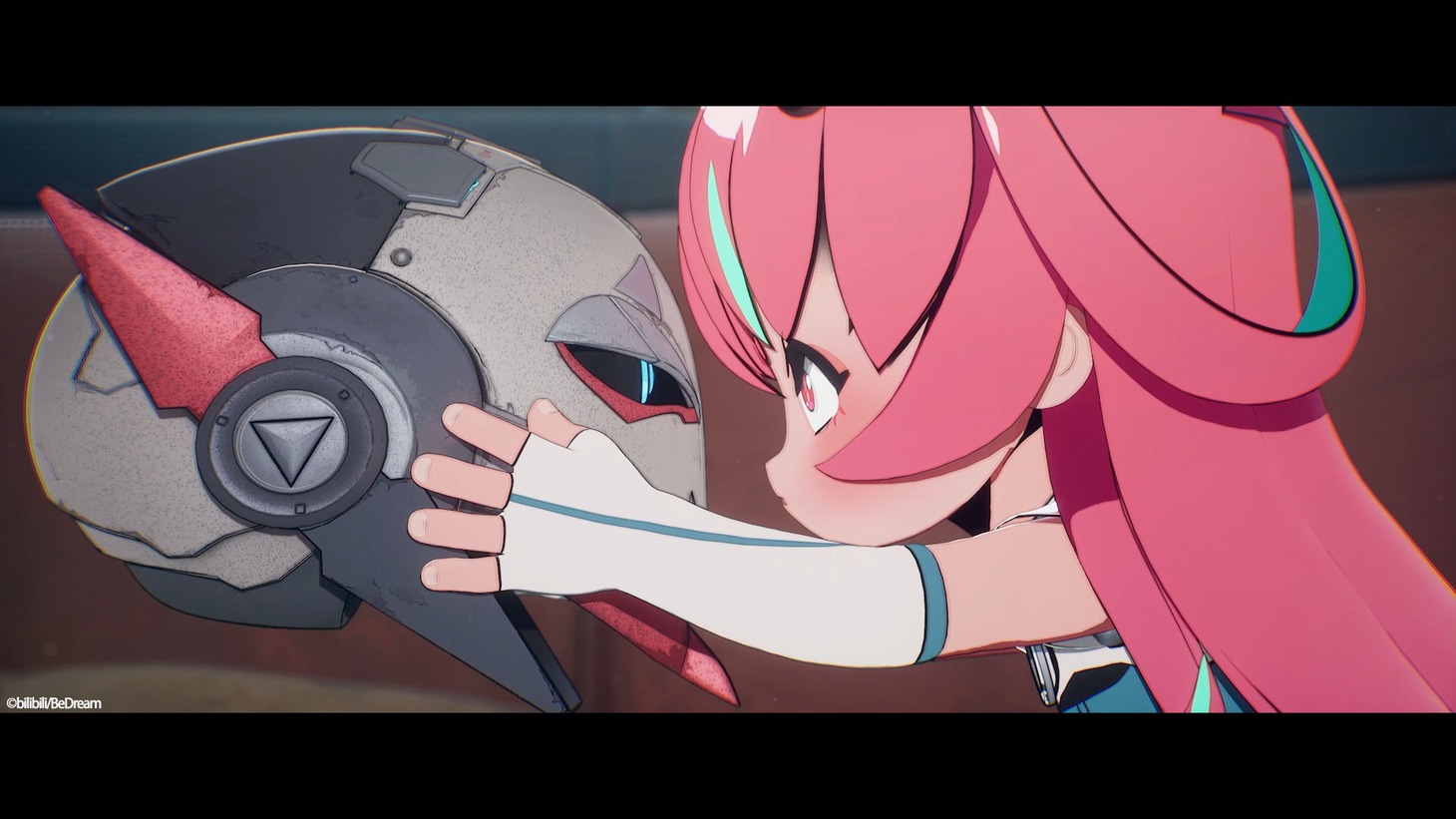 TVアニメ「RINGING FATE」第1話より、サブローに話しかける要。 (c)bilibili/BeDream