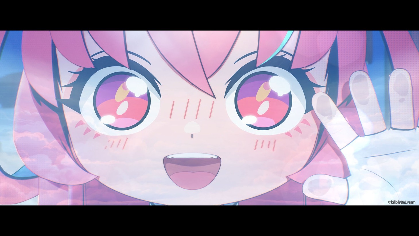 TVアニメ「RINGING FATE」第1話より、乗り物から外を見る要。 (c)bilibili/BeDream