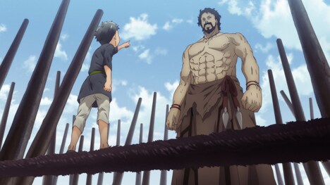 TVアニメ「異修羅」第13話「地平咆、メレ」より。