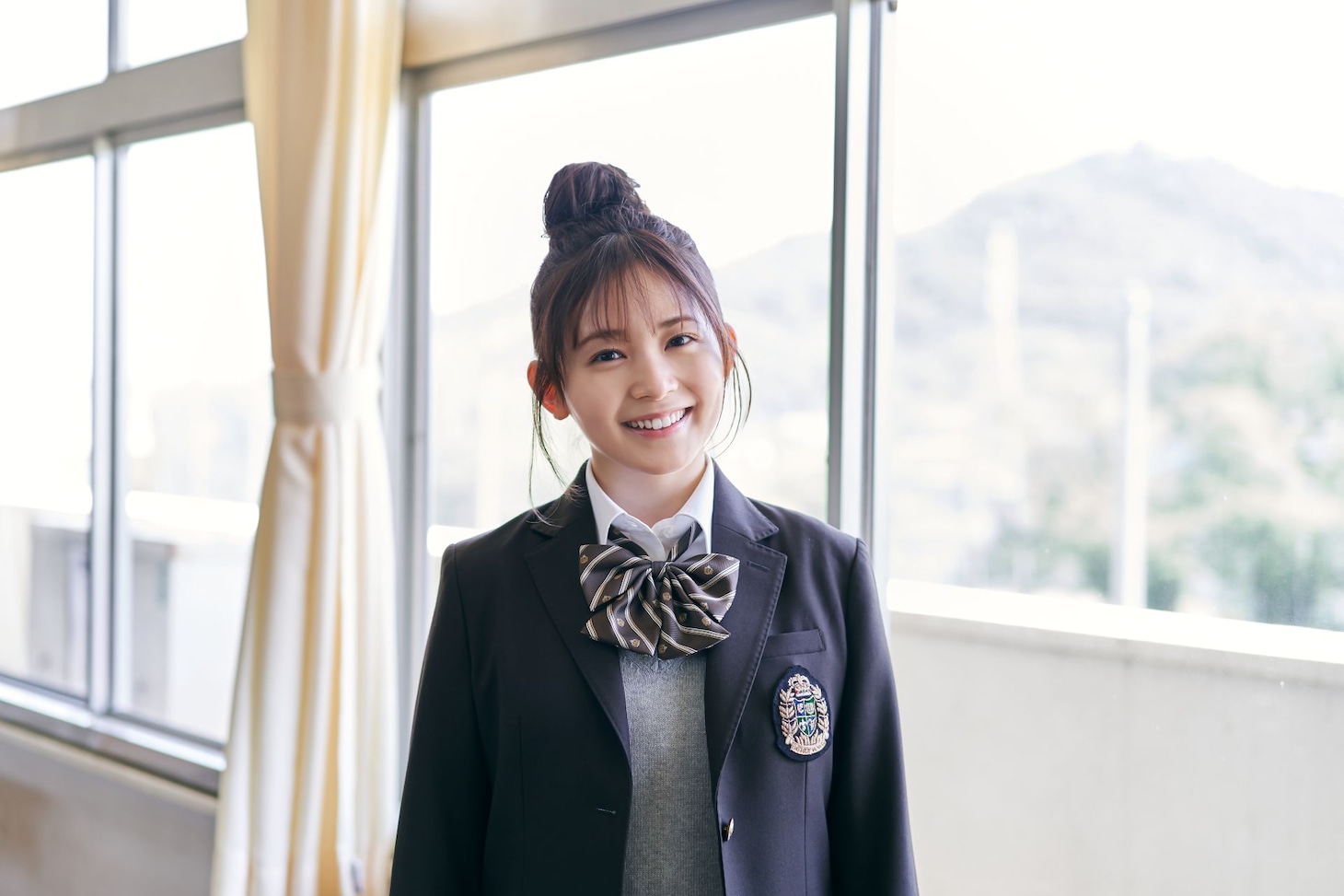 久間田琳加演じる百合川ハナ。 (c)2025『見える子ちゃん』製作委員会