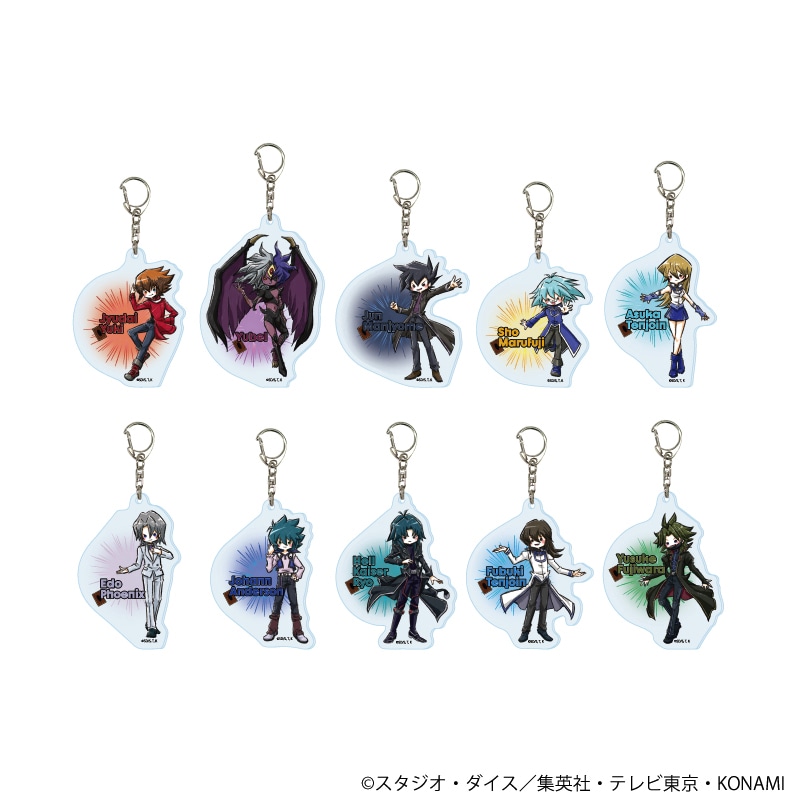 「『遊☆戯☆王デュエルモンスターズGX』POP UP SHOP in 池袋スキマストア by eeo」で販売されるアクリルキーホルダー。