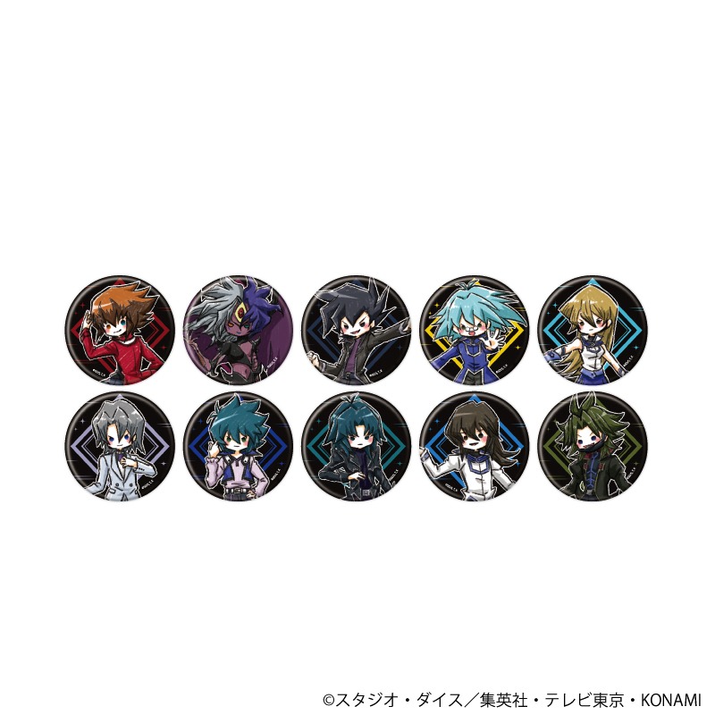 「『遊☆戯☆王デュエルモンスターズGX』POP UP SHOP in 池袋スキマストア by eeo」で販売される缶バッジ。