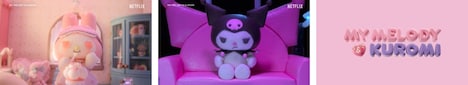 Netflixシリーズ「My Melody & Kuromi」超特報映像より。