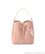 「【マイメロディ&クロミ】VIS別注 ハートカットバッグ ピンク（マイメロディ）」