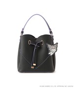 「【マイメロディ&クロミ】VIS別注 ハートカットバッグ ブラック（クロミ）」