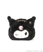 「【マイメロディ&クロミ】VIS別注 フェイスポーチ ブラック（クロミ）」