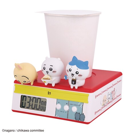 A賞「一緒にいただきます♪ヌードルタイマー」 の使用イメージ。