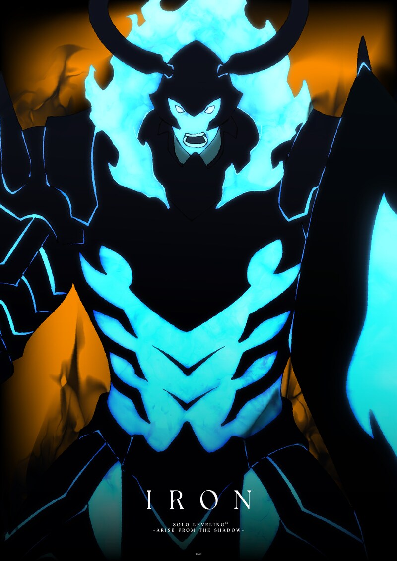 TVアニメ「俺だけレベルアップな件 Season 2 -Arise from the Shadow-」アイアンの“シャドウビジュアル”。
