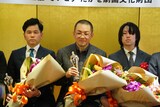 左から瀬下猛、濱田轟天、原裕司氏。