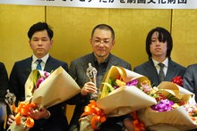 左から瀬下猛、濱田轟天、原裕司氏。