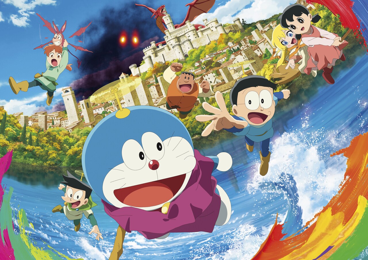 映画ドラえもん のび太の絵世界物語」本ポスタービジュアル - 「映画