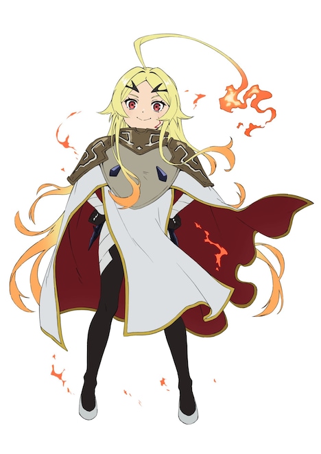 テオリッタ（CV：飯塚麻結）ザイロと契約を交わした剣の女神。聖剣や魔剣といった数多の剣を召喚する。自尊心が高く褒め称えられることを好む一方で、自己犠牲的な行動をしてしまうという女神らしい一面を持つ。頭を撫でられるのが好き。 (c)2024 ロケット商会/KADOKAWA/勇者刑に処す製作委員会