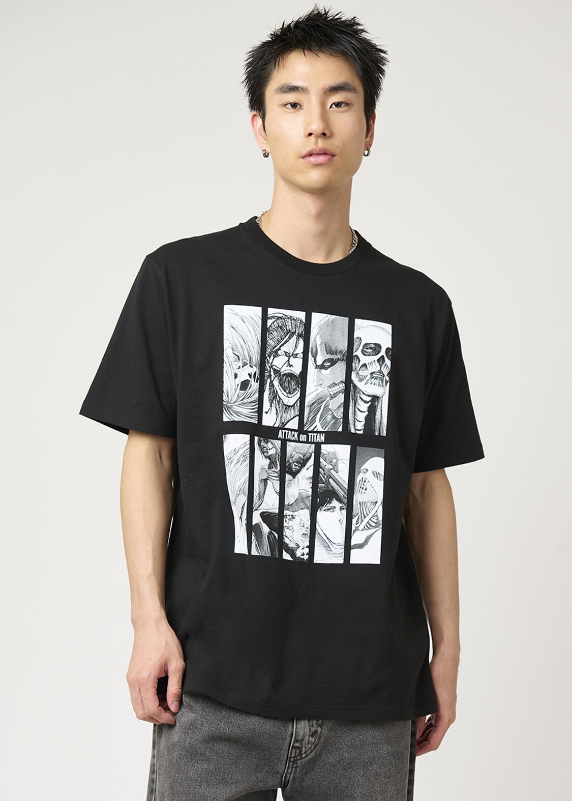 進撃の巨人』九つの巨人｜Tシャツ」 - 「進撃の巨人」×グラニフ、巨人