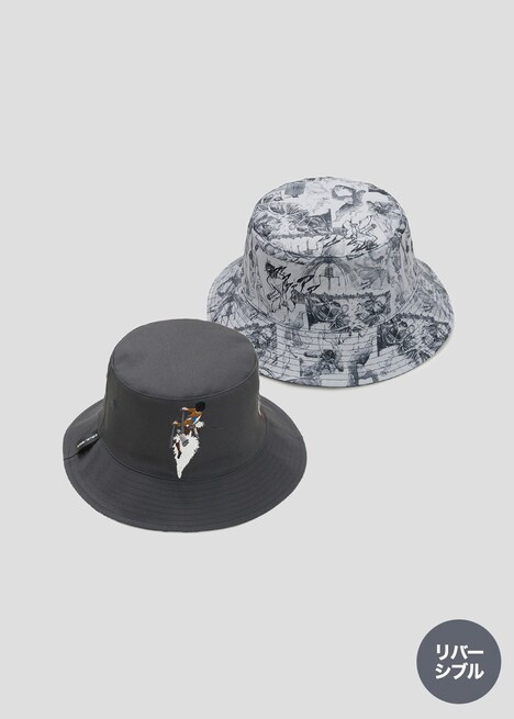 「『進撃の巨人』討伐｜リバーシブルバケットハット」