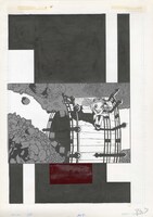 「ITAKOのANNA」の原稿。 (c)Hiroyuki Takei 2025