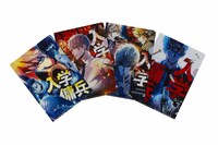 「入学傭兵」クリアファイル（全4種）。