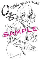 劇場アニメ「メイクアガール」第1弾入場者プレゼントのイラストカード。