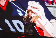 「劇場版ハイキュー!! ゴミ捨て場の決戦」パートの生アフレコより、村瀬歩。