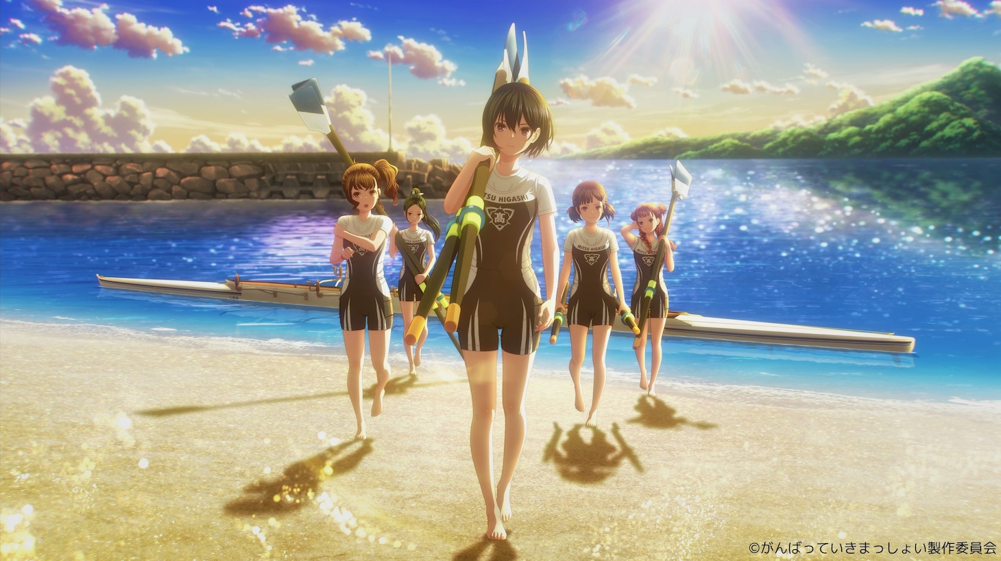 劇場アニメ「がんばっていきまっしょい」ビジュアル