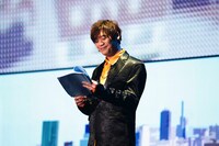 「機動戦士ガンダム 水星の魔女」パートの生アフレコより、古川慎。