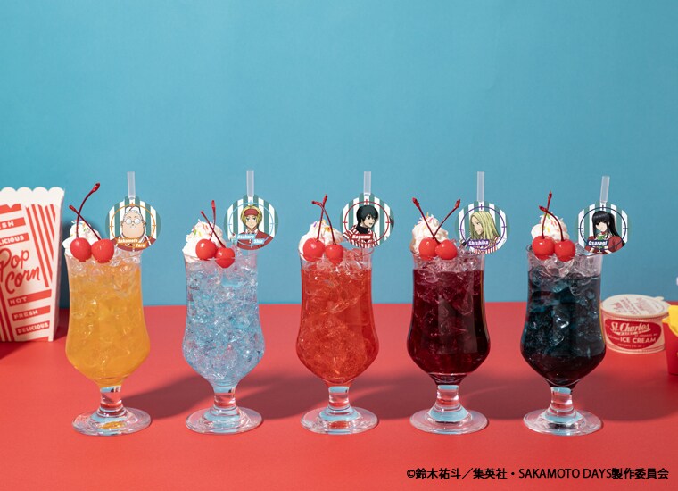 サカモトデイズ カフェ アメリカンダイナー 南雲 5点セット SAKAMOTO DAYS」アメリカンダイナーがテーマのカフェ、「南雲の