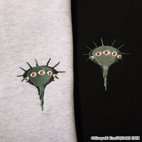 「魔法陣グルグル 刺繍スウェット」ベームベームの刺繍。