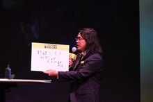 大喜利コーナーの「相方にとんでもない挑戦状を突きつける。どんな挑戦状？」というお題に対する中岡創一の答え。