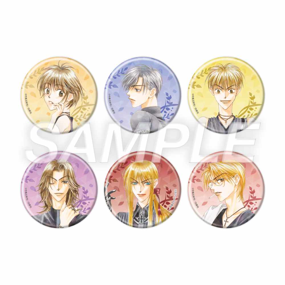 「ホログラム缶バッジ（57mm）『花ざかりの君たちへ』01/ブラインド（全6種）」