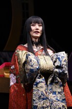 「演劇調異譚『xxxHOLiC』-續・再-」の会見より、壱原侑子役の太田基裕。