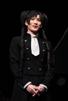 「演劇調異譚『xxxHOLiC』-續・再-」の会見より、九軒ひまわり役の赤澤遼太郎。