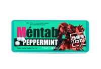 ラッピングコンテナで販売される「メンタブ ガンダムVer.」。