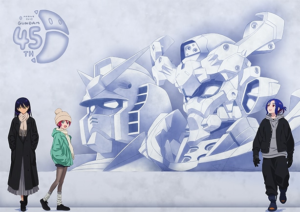 「さっぽろ雪まつり2025」に雪像が登場することを記念した「機動戦士 Gundam GQuuuuuuX -Beginning-」の描き下ろしビジュアル。