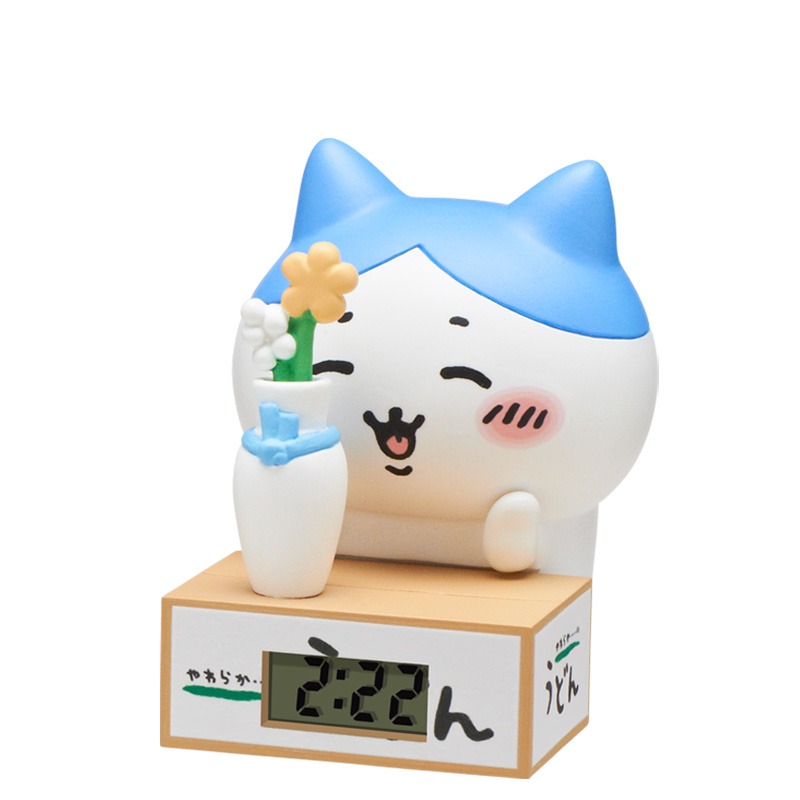「ちいかわ いっしょにがんばろ！ダンボールウォッチ3」より「ハチワレ（ほめられリボン）」。