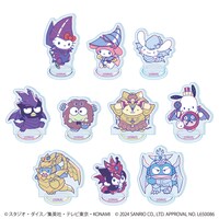 アニメ「遊☆戯☆王デュエルモンスターズ」とサンリオキャラクターズがコラボしたアクリルスタンド。